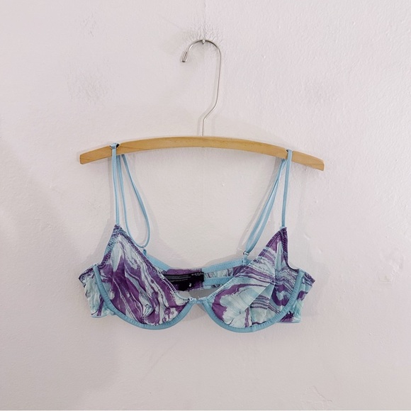 Urban Outfitters Out From Under Carly Tie Dye Bra Underwire Mesh - Picture 2 of 8
